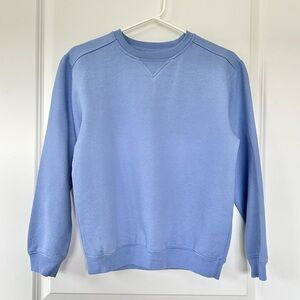 Karen Scott Light Blue Crewneck Sweatshirt